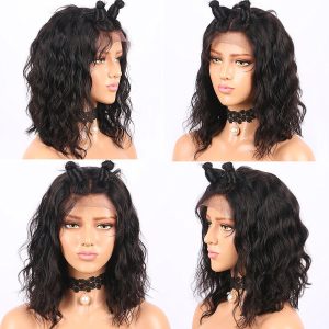 Very Short Bob Pixie Cut Black Women 13x6 Lace Wigs Natural Wave Brazilian Human Hair Wig - Image 2