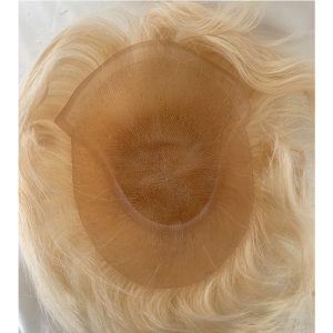 613# New Hairpiece Q6 Toupee For Men Swiss Lace & PU Base Human Hair Replacement System Unit Toupee Wig For Men Wigs 8x10 Toupee - Image 11