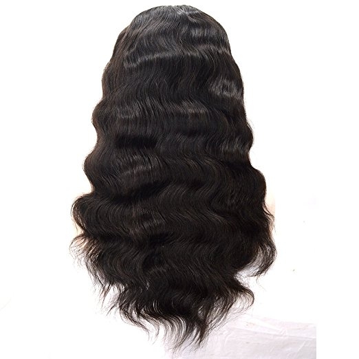 Brazilian Body Wave Remy U Part Wig With Baby Hair Human Hair Natural Black Color For Women - Image 3
