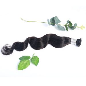 2021 Hot Selling I Tip Hair Extensions Wholesale India Micro Links Itip Hair Extensions Body Wave I Tip Raw Hair - Image 3
