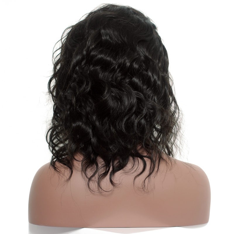 Lace Front Wigs Human Hair Wigs Natural Wave Malaysian Hair Human Hair Glueless Lace Front Wigs With Natural Baby Hair - Image 3