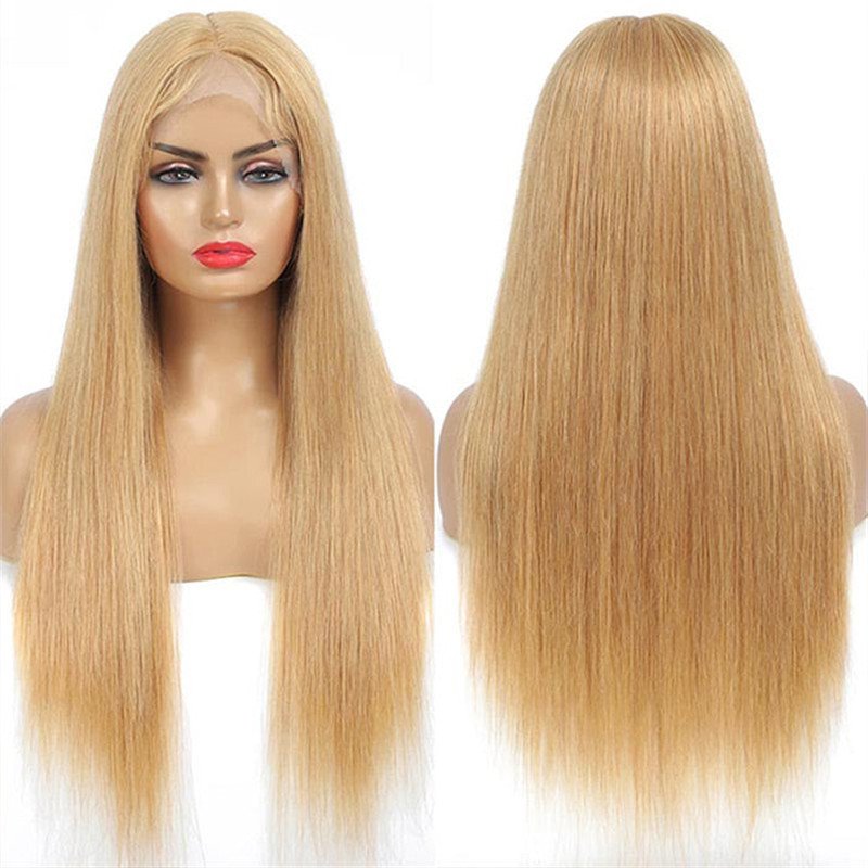 Honey Blonde Wig #27 Human Hair Wigs For Women Pre Plucked 13X6 Hd Lace Frontal Wigs - Image 6