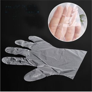 100pcs Transparent Disposable Glove for Hairdressing and Food Handling - Image 3