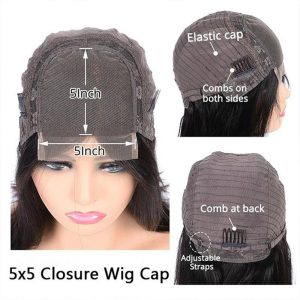 Loose Deep Wave Middle Part 5X5 Hd Closure Wigs Quality Wigs Long Human Hair 30 Inch Wig - Image 8
