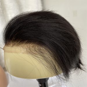 Mens Toupee HD Hair Replacement SystemsSwiss Lace 100%Human hair All by Hand Tied - Image 10