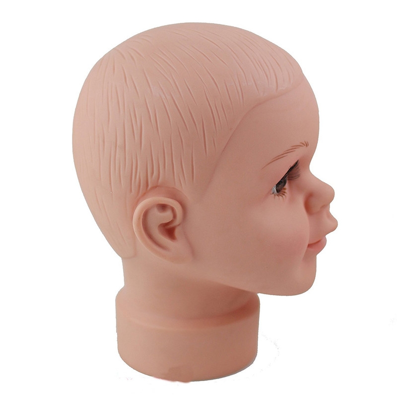 Children Mannequin Manikin Head for Wig Hats Display Show Stand Model Mannequins (Big) - Image 2