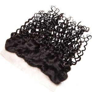 Good Quality Remy Hair 3 Bundles Natural Wave Hair with Free Part Lace Frontal Closure - Image 5