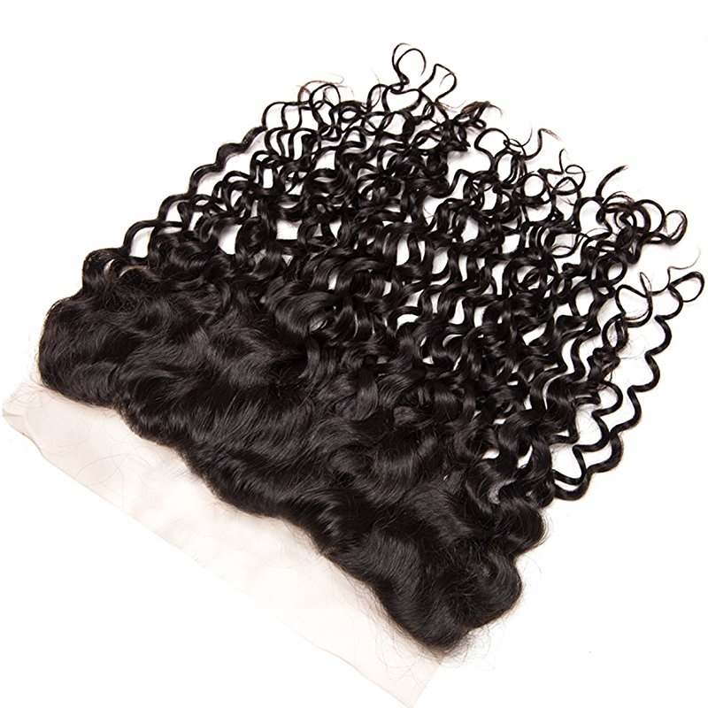 Good Quality Remy Hair 3 Bundles Natural Wave Hair with Free Part Lace Frontal Closure - Image 5