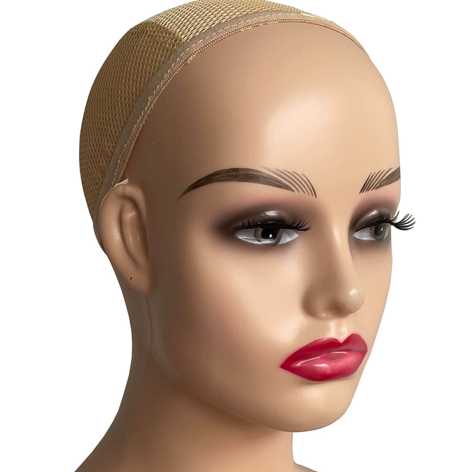 PWig Mannequin Heads 3Colors Bust Female Realistic Manikin Head with Face and Shoulders for Wigs Beauty Accessories Displaying - Image 18