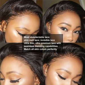 HD Swiss Transparent Lace Wigs Curly Hair 13x4 13x6 Invisible Lace Frontal Wig Human Hair Wigs For Black Women Transparent Lace Wigs - Image 7