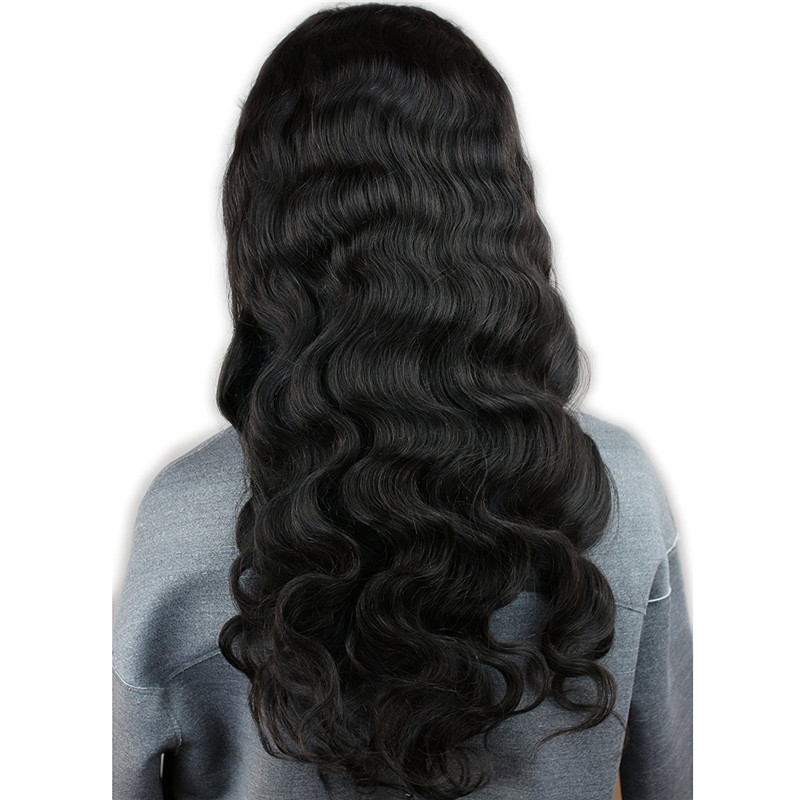 360 Lace Frontal Wig Body Wave Pre Plucked 360 Lace Front Human Hair Wigs Bleached Knots 360 Full Lace Human Hair Wigs for Black Women (1 - Image 4