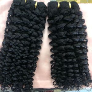 Human  Hair Bundles Curly 100% Remy Hair Extension Human Hair Weft Unprocessed Virgin Human Weave 3 Bundle