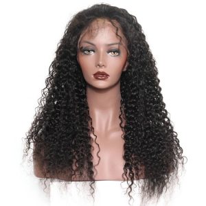 High Density 250% Deep Curly Wigs with Baby Hair for Black Women Natural Color Human Hair Lace Front Human Hair Wigs - Image 2