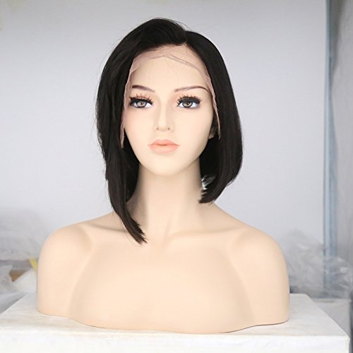 150% Density Brazilian Straight Human Hair Bob Wig Unprocessed Short Human Hair Lace Front Wigs 13x6 Lace Frontal for Black Women - Image 4