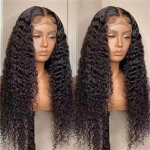 Curly Hair 5X5 Hd Lace Closure Wig 100% Virgin Human Hair Wigs Pre Plucked Hairline Glueless Wig - Image 4