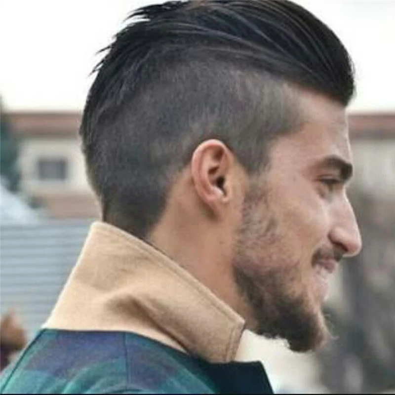French lace frontal men’s hair replacement system