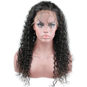 Full Lace Wigs Deep Curly 10A Unprocessed Brazilian Remy Human Hair Glueless Full Lace Human Hair Wig for Black Women Natural Color 14 inch - Image 2