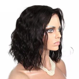 Natural High Density Bob Loose Wave 360 Lace Wigs Brazilian Remy Hair Wigs 200% Density - Image 2