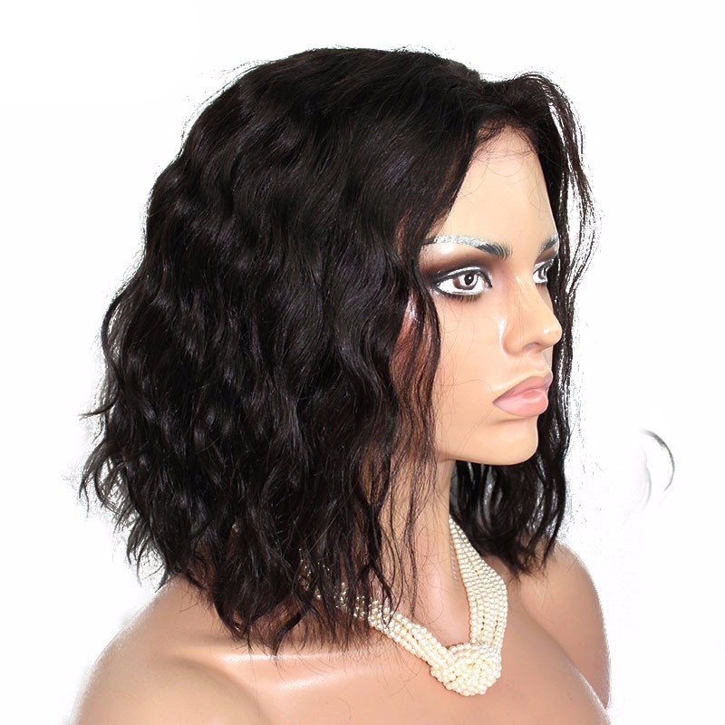 Natural High Density Bob Loose Wave 360 Lace Wigs Brazilian Remy Hair Wigs 200% Density - Image 2