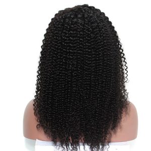Brazilian Lace Front weave Ponytail Wigs Kinky Curly Wig Pre-Plucked Natural Hair Line 150% Density wigs - Image 3