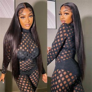 Skin Melt Hd Lace Wigs 13X4 Lace Front Wigs Straight Human Hair Wigs Beauty Supply 30 Inch - Image 6