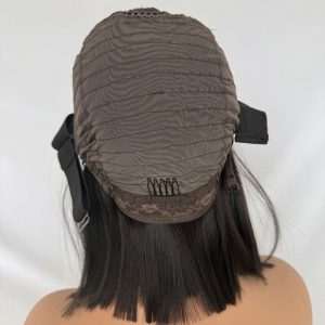 2x6 Lace Part Bob Wigs 12A Cambodian Bob Human Hair Wigs 200% Density Straight Short Bob Wigs 33# Rich Copper Red - Image 6