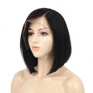 Human Short Hair 13x6 Lace Frontal Wigs Natural Color Human Hair For Women With 130% Density Natural Hairline - Image 3