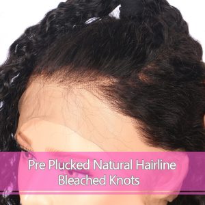Natural Color Human Hair 13x6 Lace Frontal Wigs Bleached Knots 250% Density Lace Wigs Pre Plucked Hair Line - Image 7