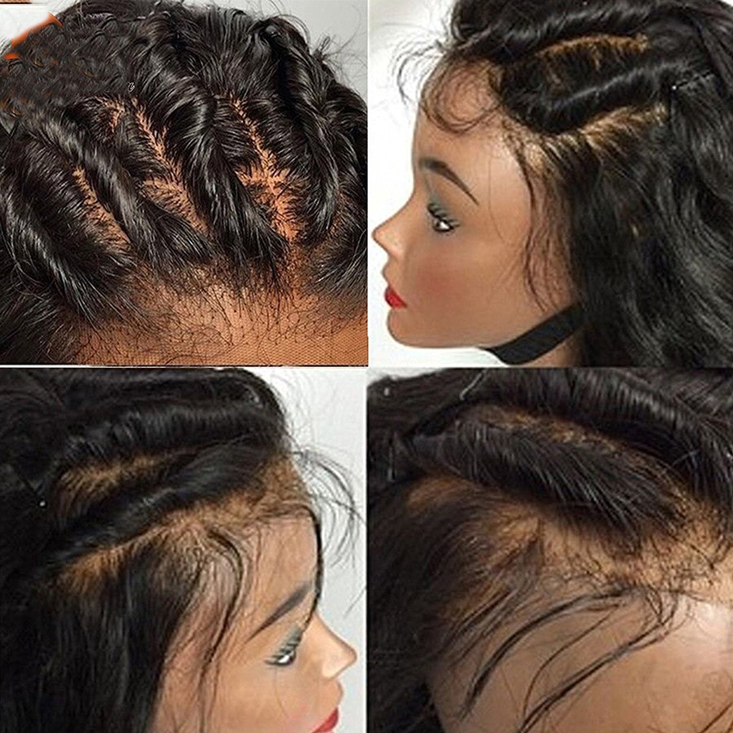 8A Pre Plucked 13X6 Lace Front Wigs 150% density Water Wave Lace Front Human Hair Wigs Glueless Top Lace Wigs with Baby Hair - Image 3