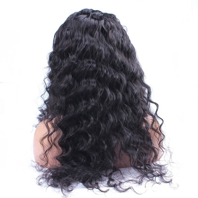 Lace Front Wigs On Sale Human Hair Loose Wave Bleached Knots Color 1B Brazilian Hiar Wholesale Lace Wig With Natural Baby Hair Hidden Knots Natural H - Image 2