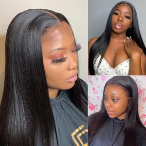 HD Lace Wigs Realistic Straight 13*6 Lace Front Wigs Transparent Lace Wigs - Image 4