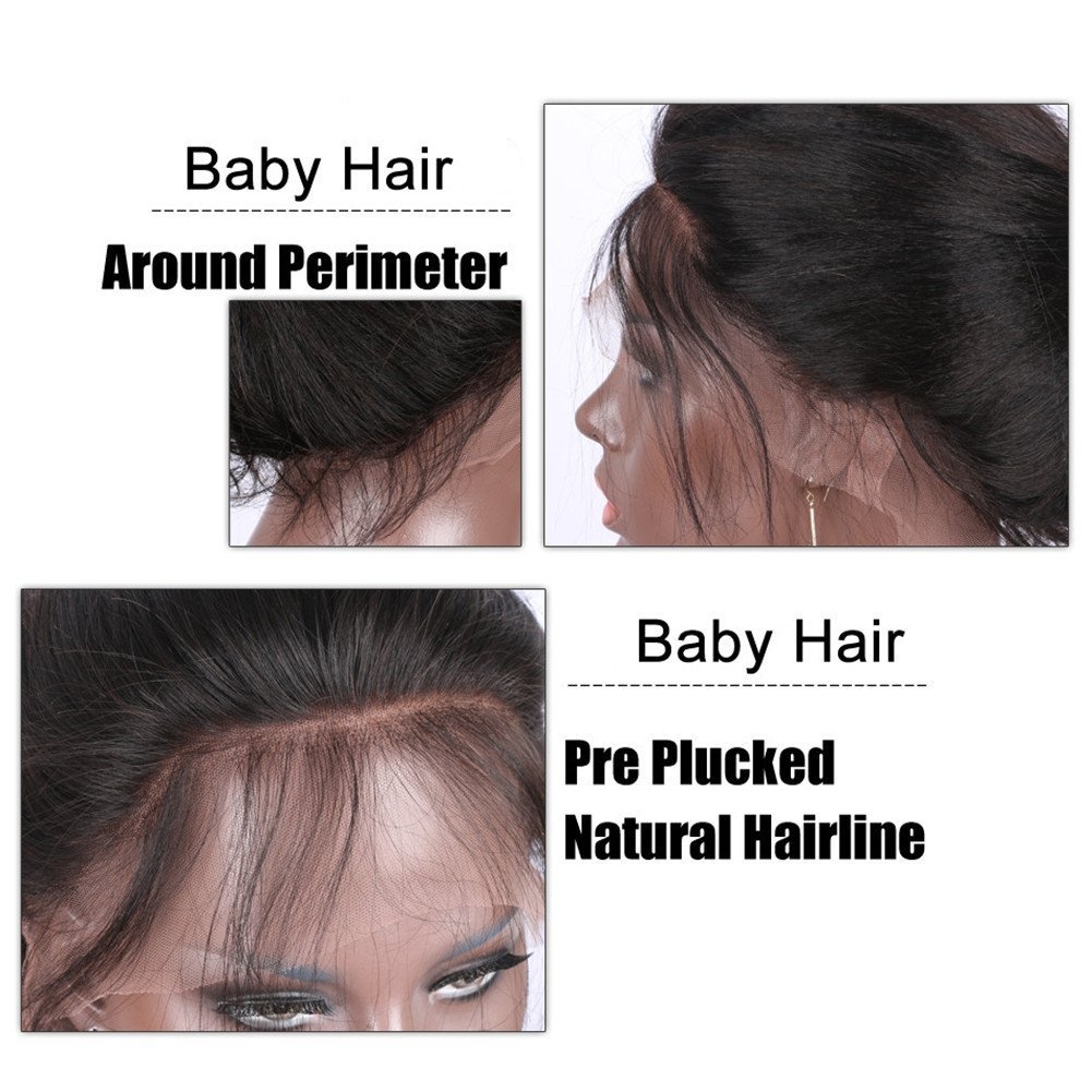 Loose Wave Full Lace Wigs Deep Space 13x6 Lace Front Wigs With Pre Plucked Baby Hair Brazilian Human Hair Wigs For Black Women - Image 6