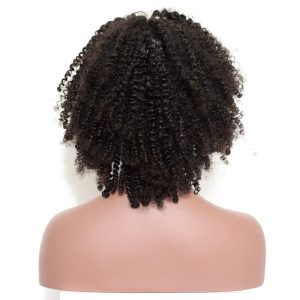 Real Lace Front Wig Afro Kinky Curly Human Hair Natural Black Wigs Brazilian Human Hair For Black Women - Image 4