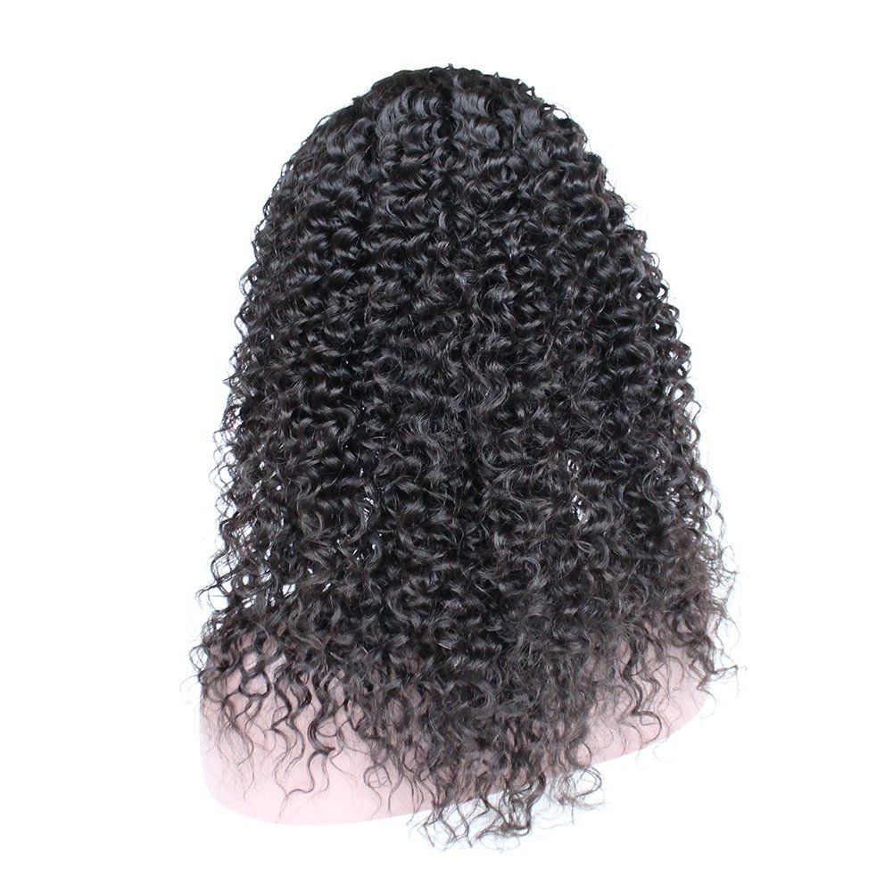 130% Density Deep Curly 13x6 Lace Frontal Wig Brazilian Human Hair Wigs Pre Plucked Lace Front Human Hair Wigs For Black Women With Baby Hair Natural - Image 3