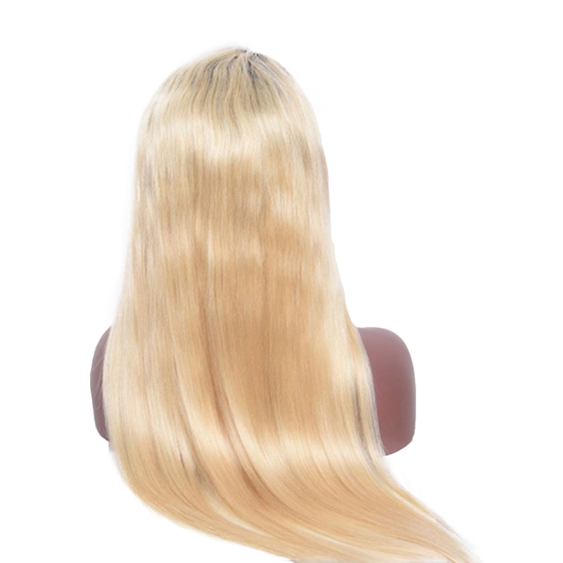 1BT #613 Color Human Hair Wigs Silk Straight Brazilian Human Hair Glueless Pre Plucked Full Wig with Baby Hair Bleached Knots - Image 5