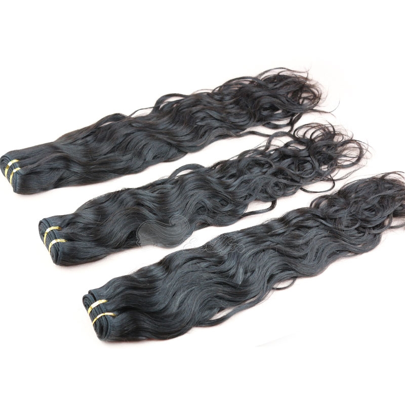 3Pcs Lot Grade 8A Wet And Wavy Brazilian Hair Natural Wave 3 Bundles Natural Hair Color - Image 4