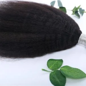 Alternative view of Double Drawn Cuticle Aligned Human Hair I Tip Hair Extensions Wholesale Kinky Straight 10A For I Tip Hair Extensions