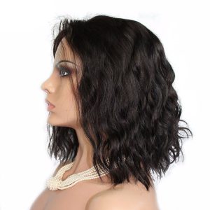 Natural High Density Bob Loose Wave 360 Lace Wigs Brazilian Remy Hair Wigs 200% Density - Image 3