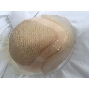 Human Hair Piece Wigs Toupee for Men Hair Replacement System Human Hair Toupee For Men Natural Lace Front with Skin 10x8 Straight 60# White Color - Image 3