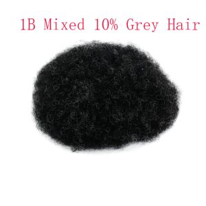Afro Curly Toupee Full Lace Men Wig Curly Swiss Lace Men Toupee Replacement System 8x10 Inch Men Hairpiece White Color Toupee - Image 9