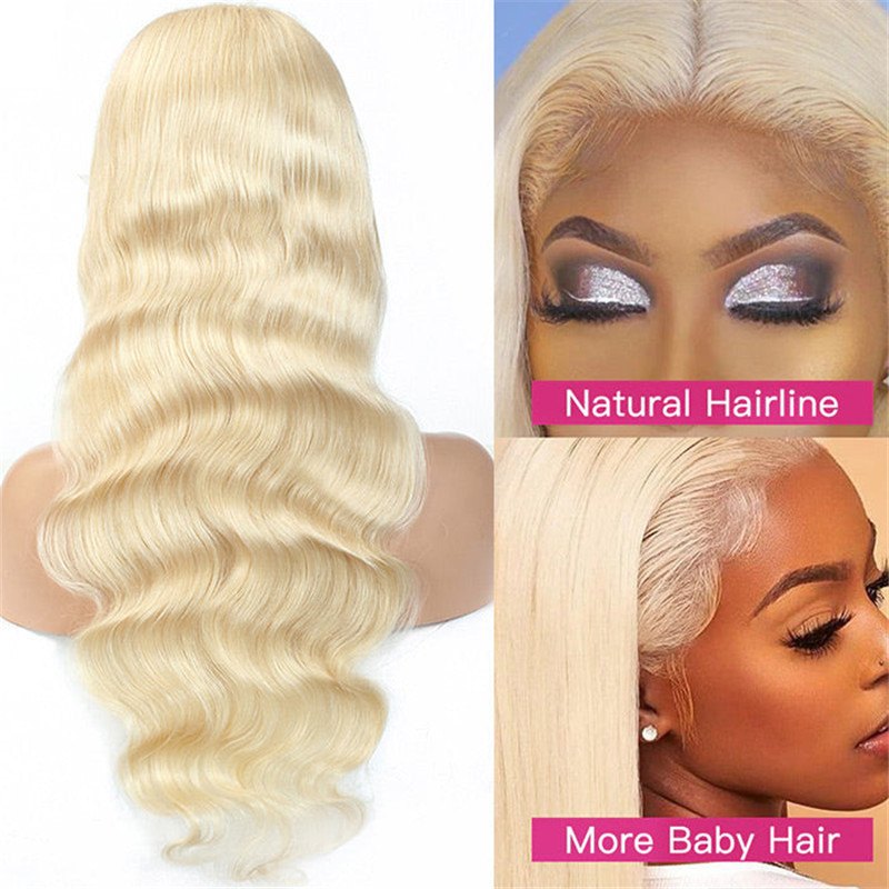 613 Wig Body Wave T Part Lace Wig Human Hair Pre Plucked Transparent Lace Wig For Black Women - Image 3