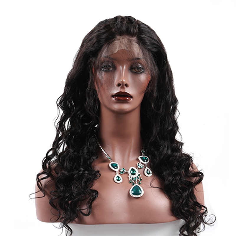 Loose Wave 360 Lace Frontal Wigs For Black Women Pre Plucked Brazilian Human Remy Hair Bleached Knots 10-24 Inch - Image 2