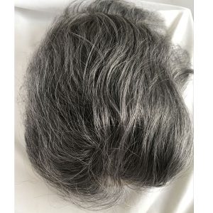 Men's Toupee 10"x8" Human Hair Thin Skin Hairpiece Hair Replacement Wigs Mono Lace Net Base for Men #21 Ash Blonde Color - Image 23