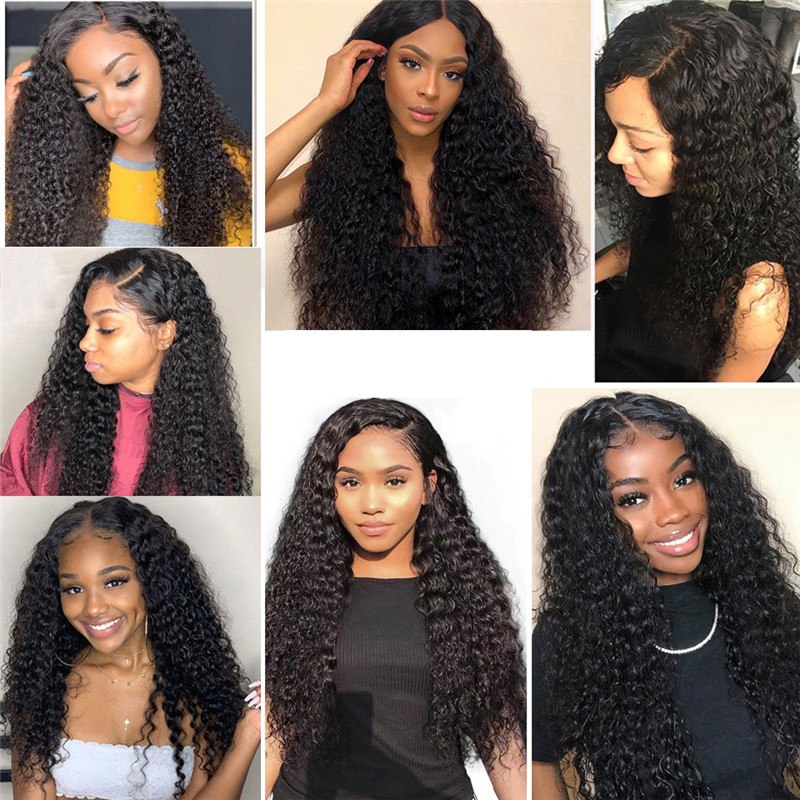 26 28 Inch Lace Front Human Hair Wigs For Black Women Peruvian Glueless Lace Front Wigs Water Wave Lace Front Human Hair Wigs - Image 3