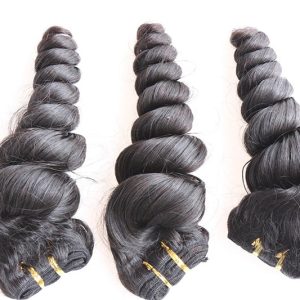 Human Hair Fashion Hair Extensions Cost Pretty Hair Weave Sewn in Hair Extensions Spring Curl (1 PC) - Image 4