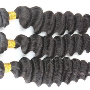 Hair Extension Hairdo Bundles of Hair Deep Wave Brazilian Hair Weave Style