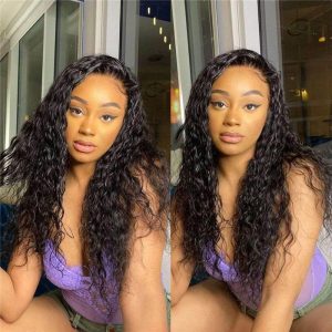 Brazilian Water Wave 5X5 Hd Lace Human Hair Wet And Wavy Wigs Pre Plucked Glueless Lace Wig - Image 3