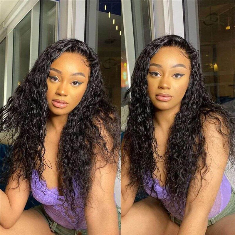 Brazilian Water Wave 5X5 Hd Lace Human Hair Wet And Wavy Wigs Pre Plucked Glueless Lace Wig - Image 3