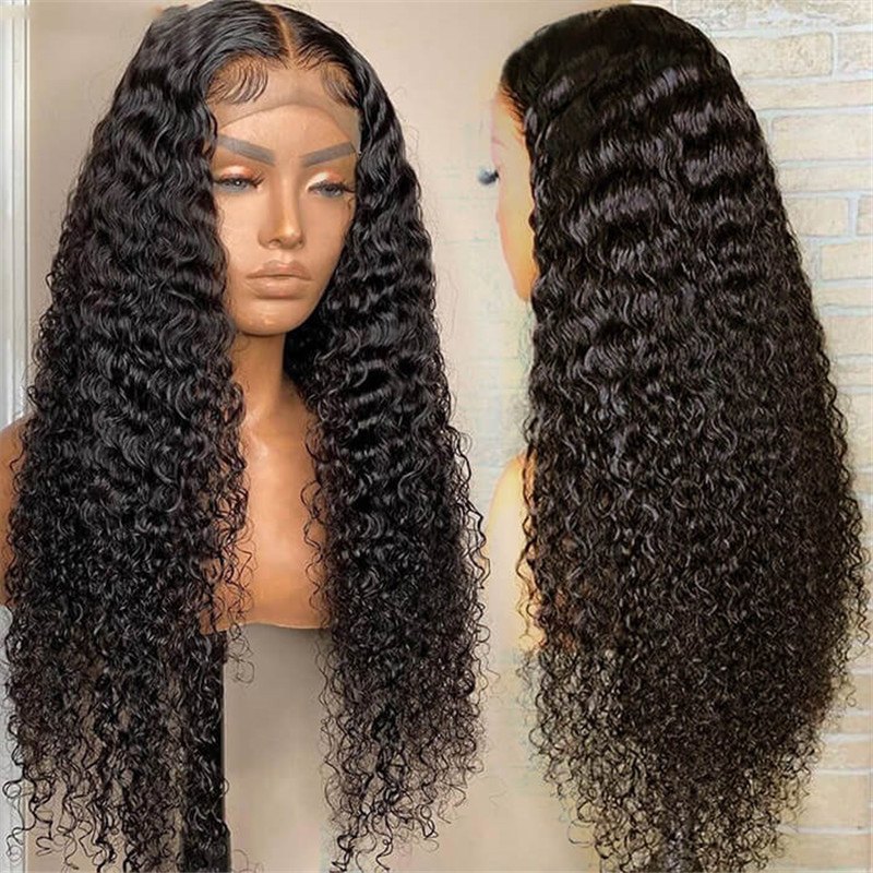 Skin Melt Hd Lace Wigs Curly Hair 13*4 Lace Front Human Hair Wigs For Women Glueless Lace Wig - Image 2