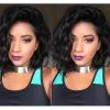 Very Short Bob Pixie Cut Black Women 13x6 Lace Wigs Natural Wave Brazilian Human Hair Wig